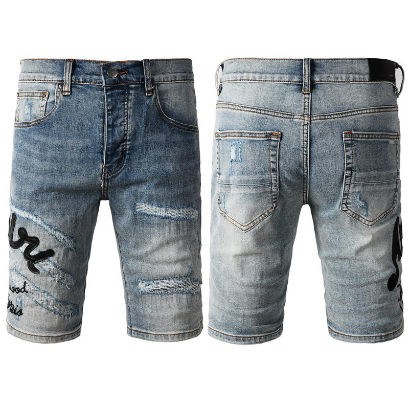 Amiri Fashion Denim Shorts #6011