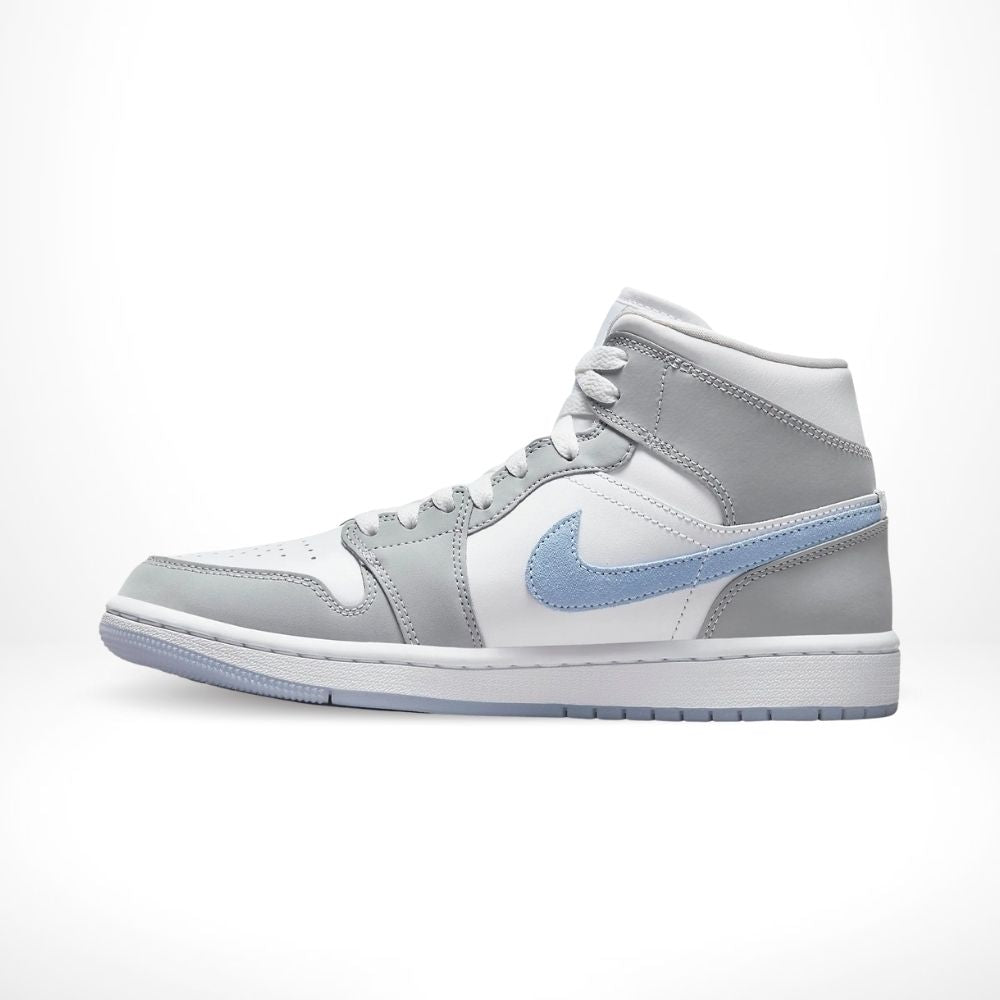 Air Jordan 1 Mid Wolf Grey Aluminum
