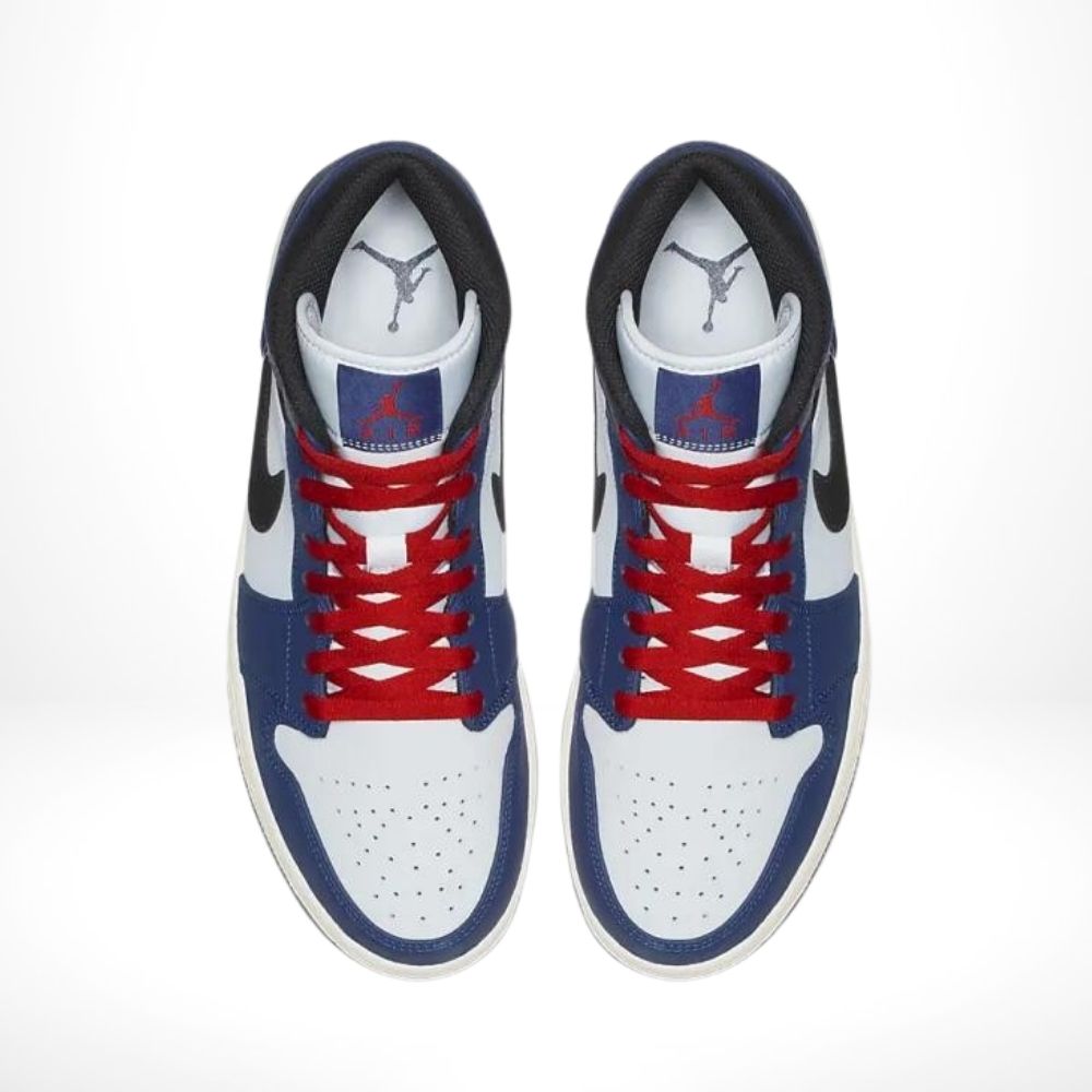 Air Jordan 1 Mid Deep Royal Blue Black