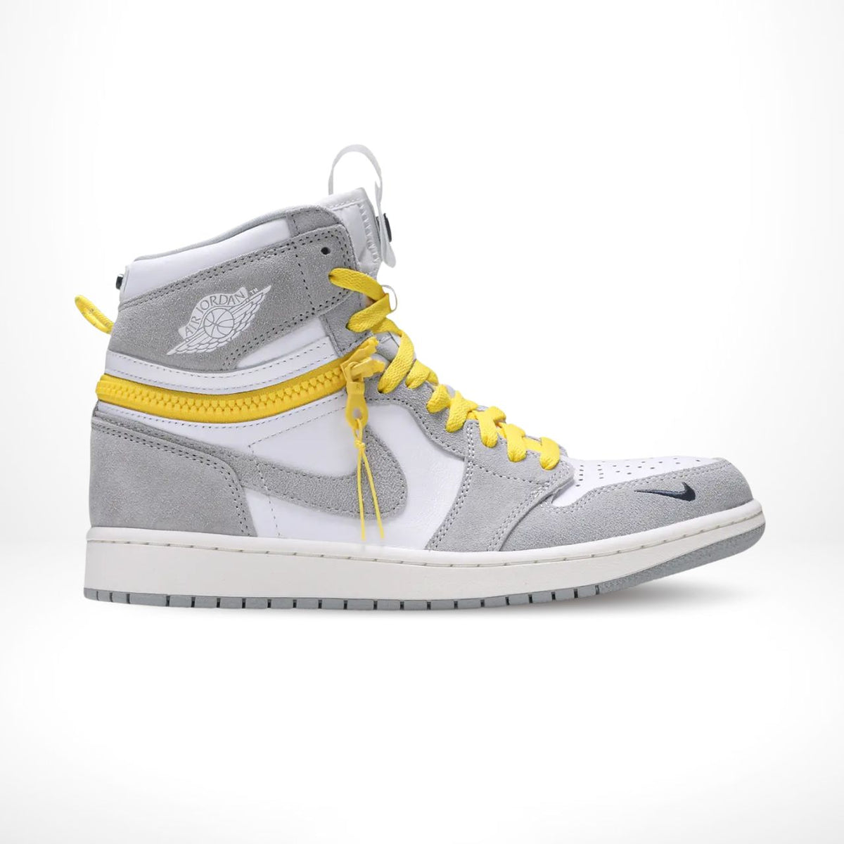 Air Jordan 1 High Switch Light Smoke Grey Yellow