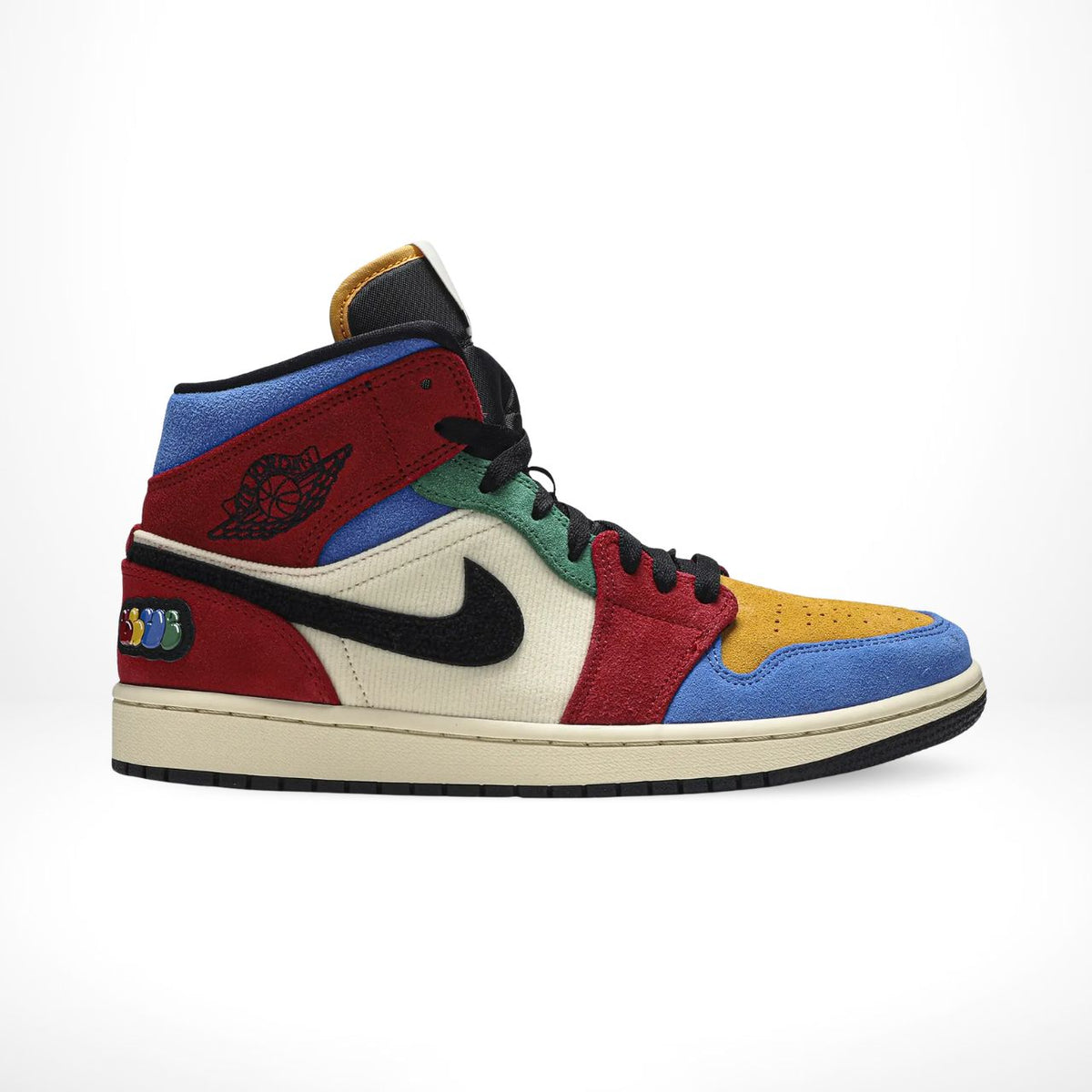 Air Jordan 1 Mid X Blue The Great Fearless Red Black SE