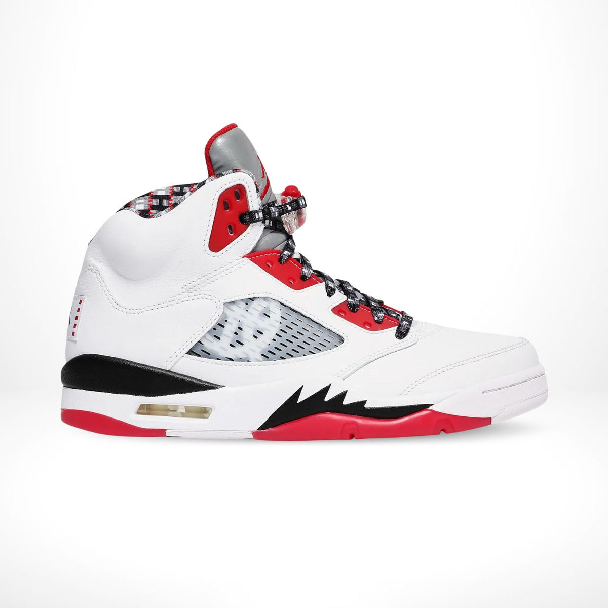Air Jordan 5 Retro Quai 54 White University Red