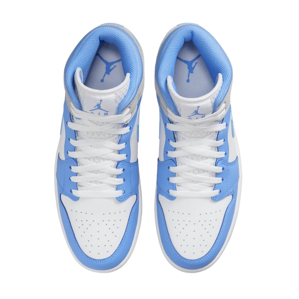Air Jordan 1 Mid University Blue Grey SE
