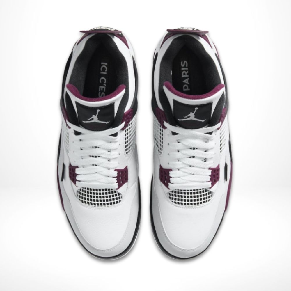 Air Jordan 4 Retro x Paris Saint-Germain Bordeaux White