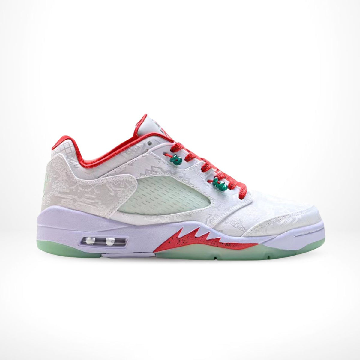 Air Jordan 5 Retro Low x CLOT White Silk 20th Anniversary