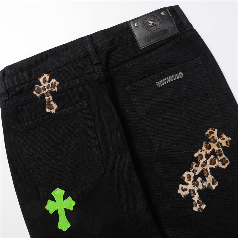 Chrome Hearts Premium Denim Jeans - Luxury Streetwear Collection