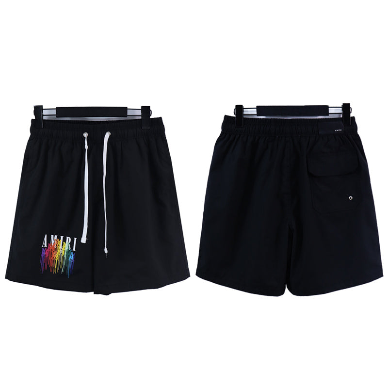 Amiri Fashion T-Shirt And Shorts Suit