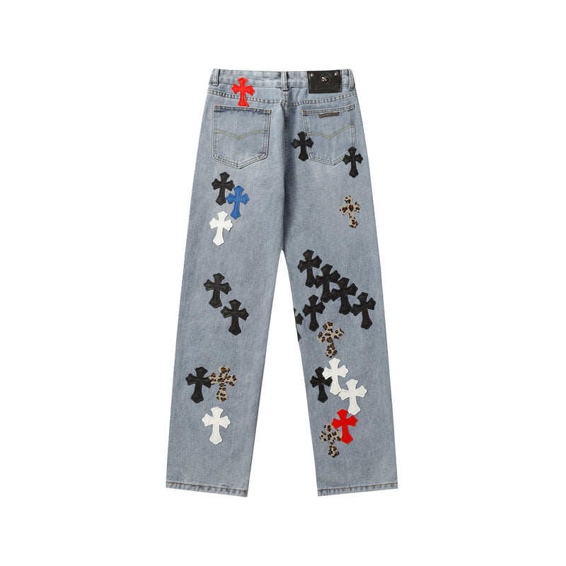Chrome Hearts Iconic Denim Jeans - Legendary Luxury Streetwear