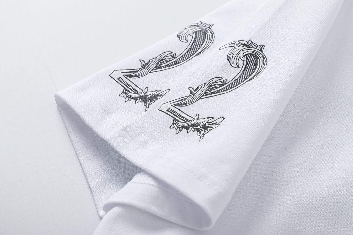 Amiri Fashion Printed Crewneck T-Shirt