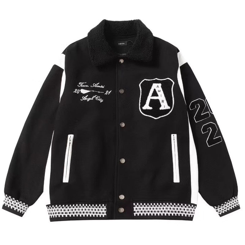 Amiri Fashion Baseball Jacket