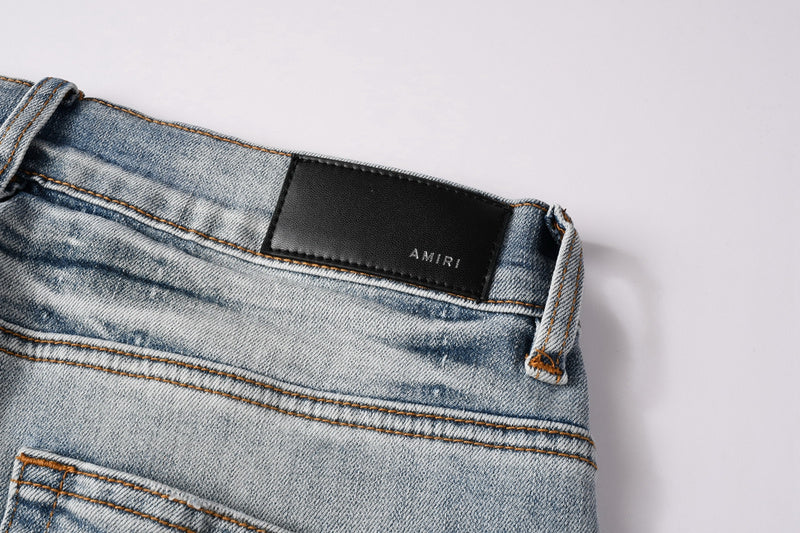 Amiri Fashion Denim Shorts #6003