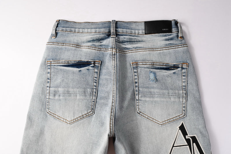 Amiri Fashion Denim Shorts #6003