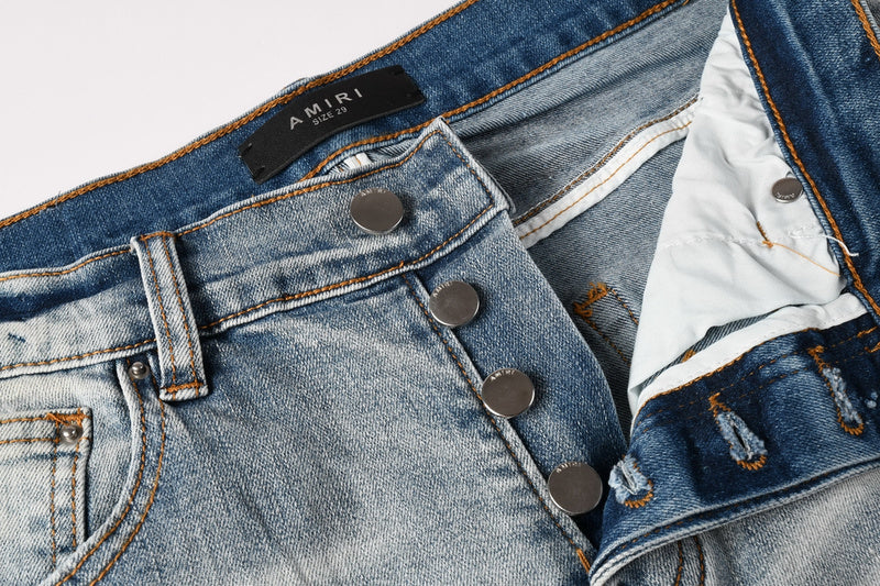 Amiri Fashion Denim Shorts #6003