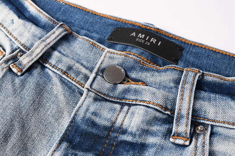 Amiri Fashion Denim Shorts #6003