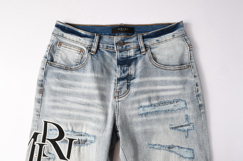 Amiri Fashion Denim Shorts #6003