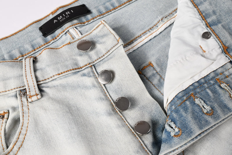 Amiri Fashion Denim Shorts #6006