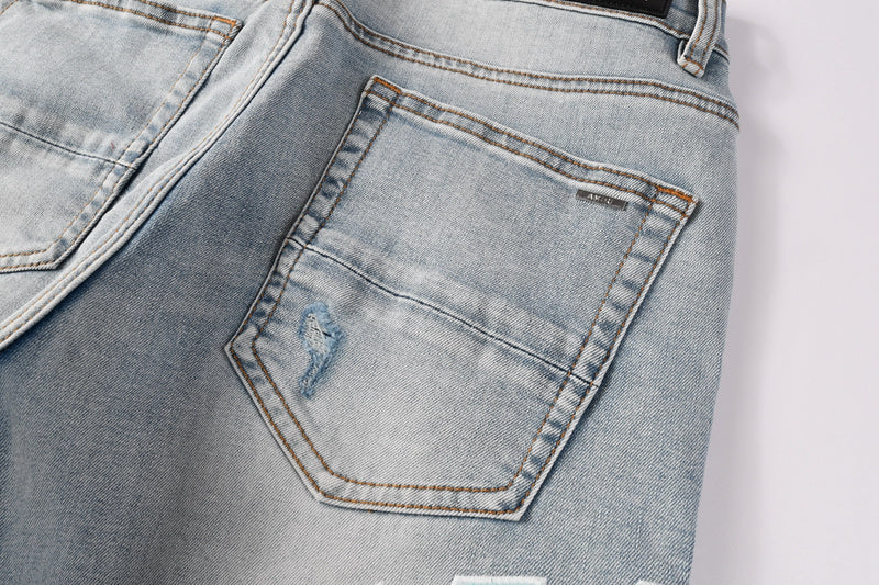 Amiri Fashion Denim Shorts #6007