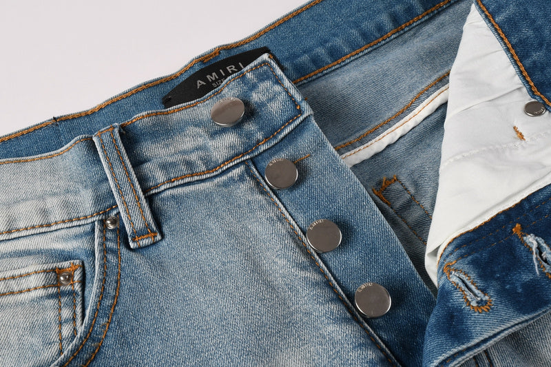 Amiri Fashion Denim Shorts #6007