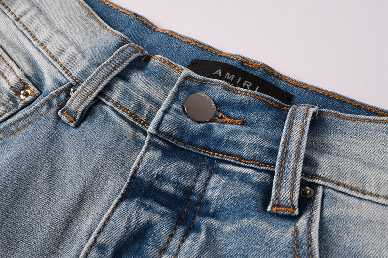Amiri Fashion Denim Shorts #6007