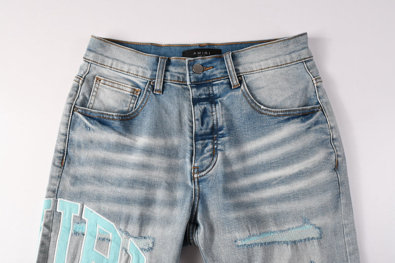 Amiri Fashion Denim Shorts #6007