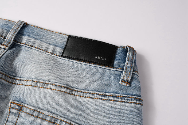 Amiri Fashion Denim Shorts #6009