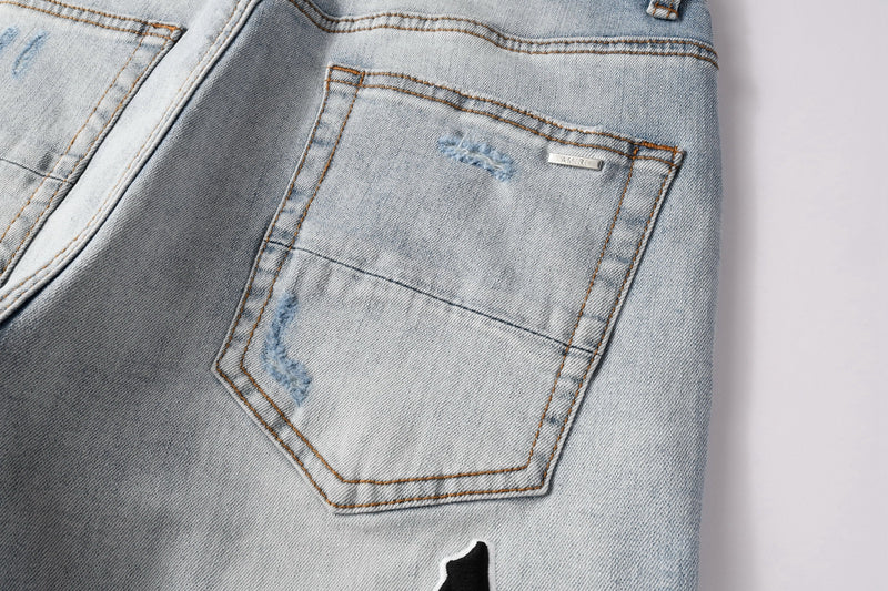 Amiri Fashion Denim Shorts #6009