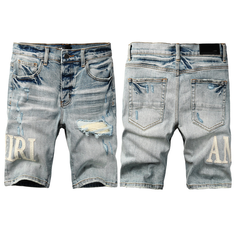 Amiri Fashion Denim Shorts #6010
