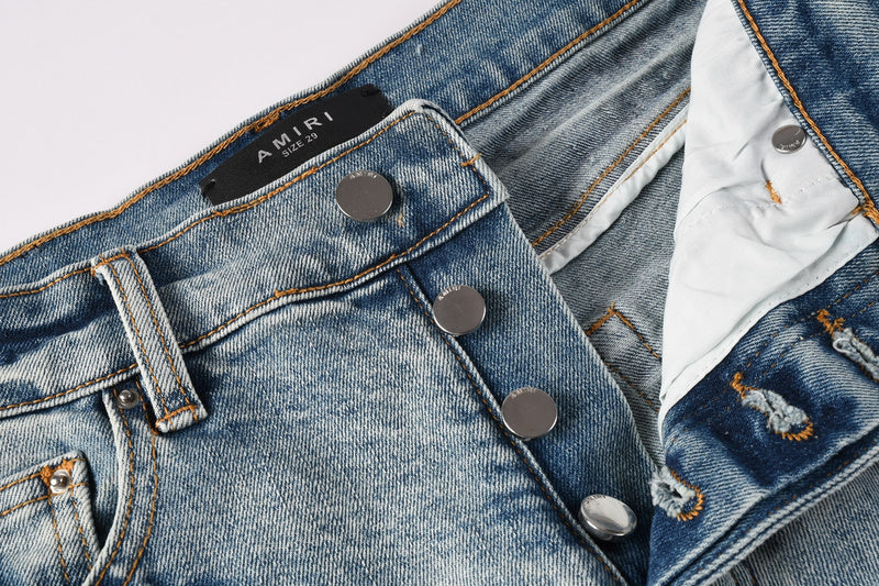 Amiri Fashion Denim Shorts #6010