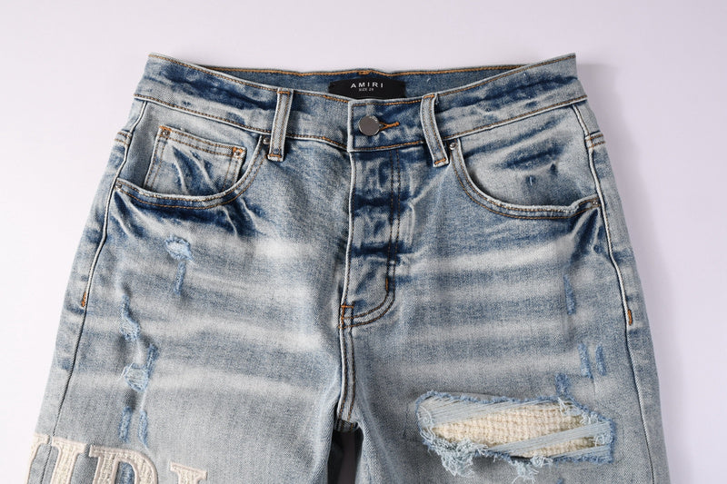 Amiri Fashion Denim Shorts #6010