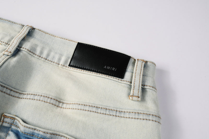 Amiri Fashion Denim Shorts #6002