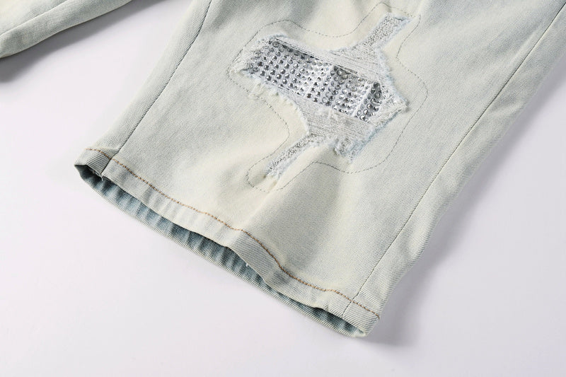 Amiri Fashion Denim Shorts #6002