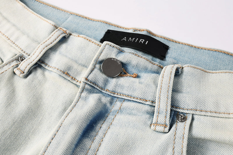 Amiri Fashion Denim Shorts #6002