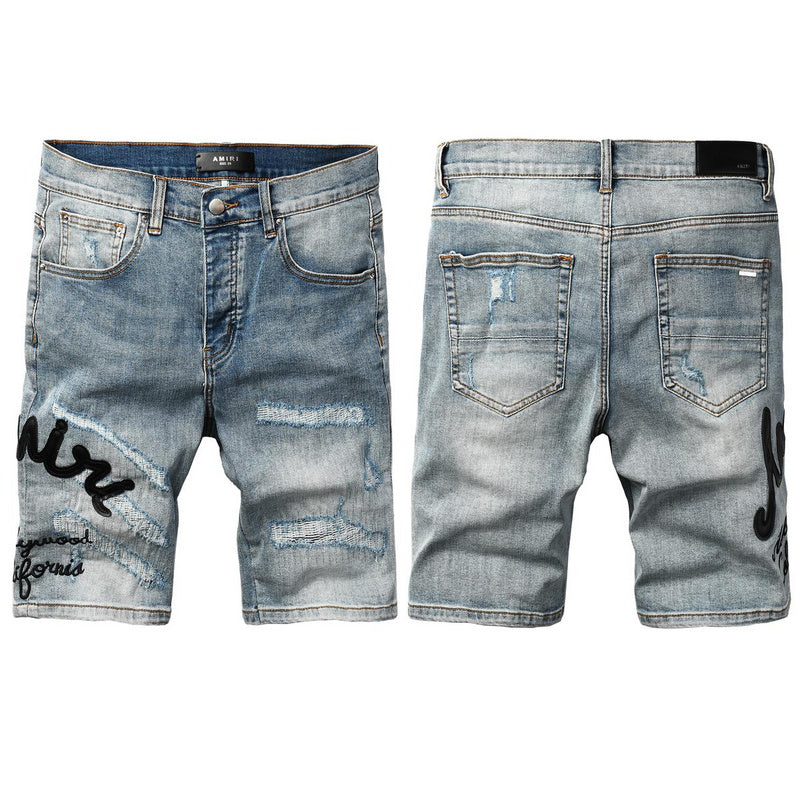 Amiri Fashion Denim Shorts #6011