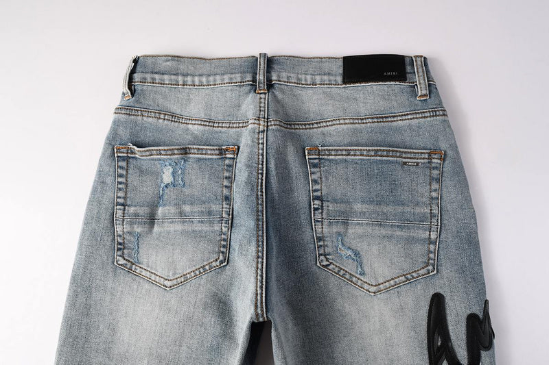 Amiri Fashion Denim Shorts #6011