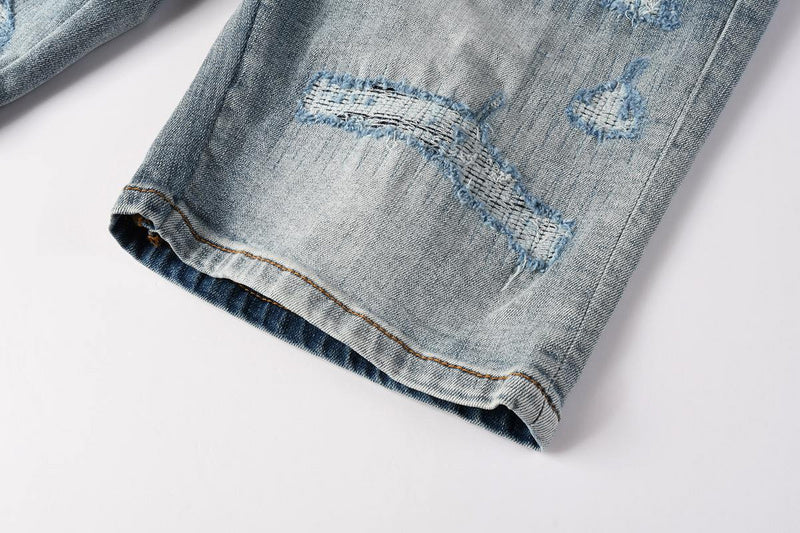 Amiri Fashion Denim Shorts #6011