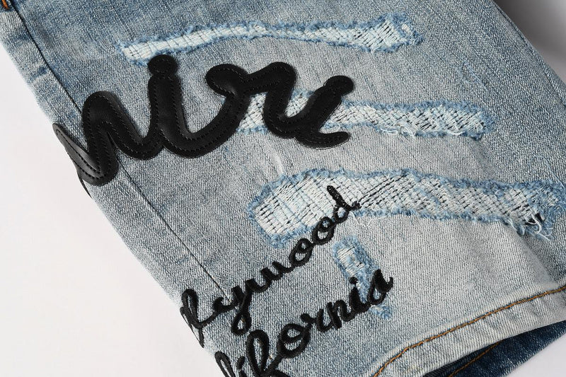 Amiri Fashion Denim Shorts #6011