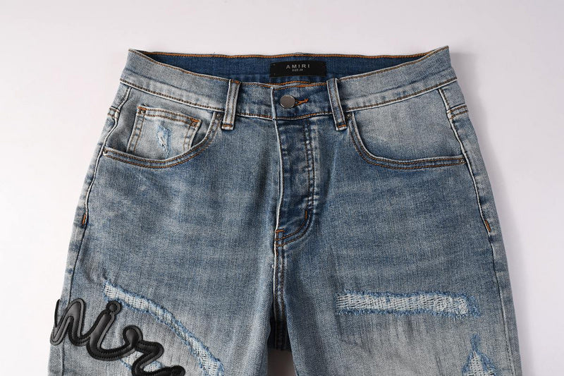 Amiri Fashion Denim Shorts #6011