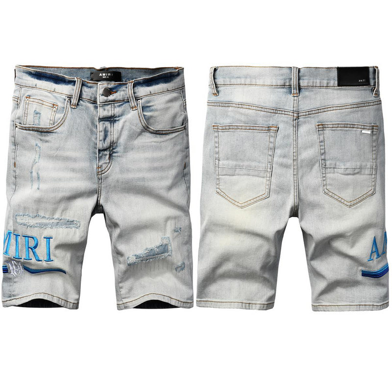 Amiri Fashion Denim Shorts #6012