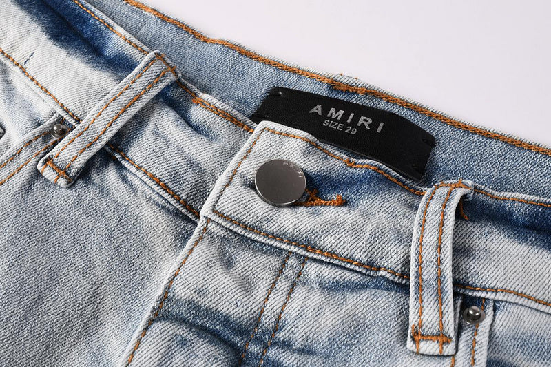 Amiri Fashion Denim Shorts #6012