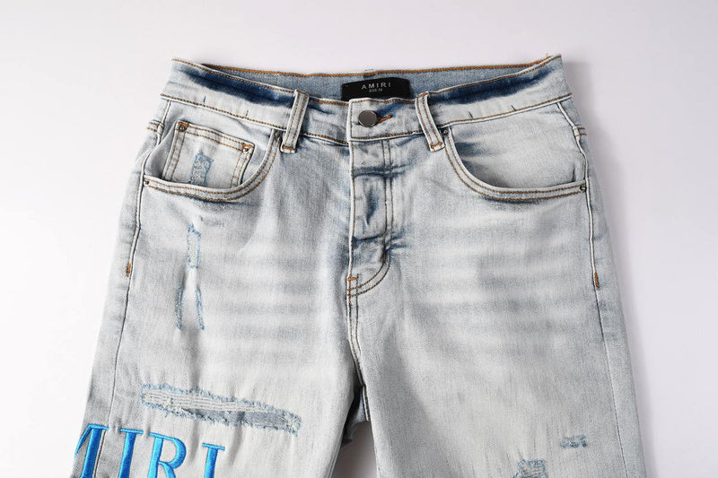 Amiri Fashion Denim Shorts #6012