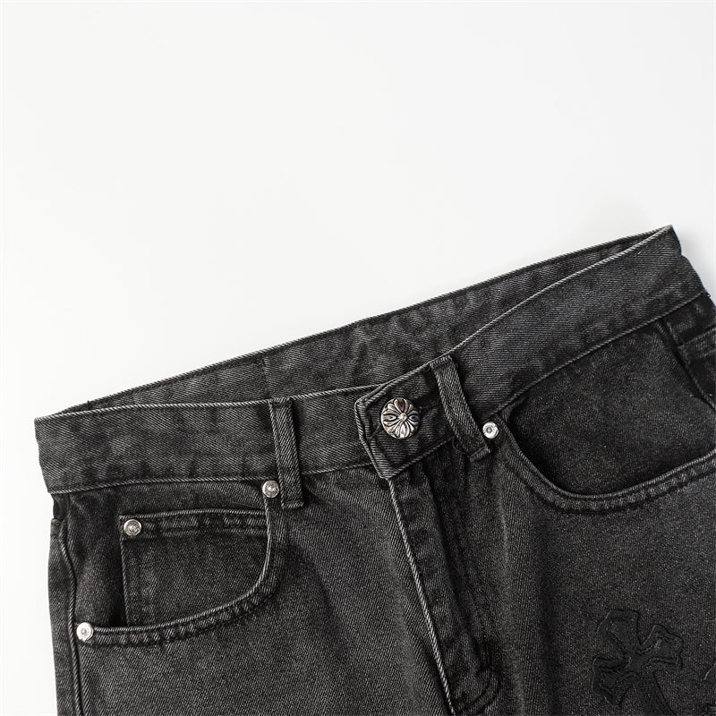 Chrome Hearts Artisan Denim Jeans - Handcrafted Designer Excellence