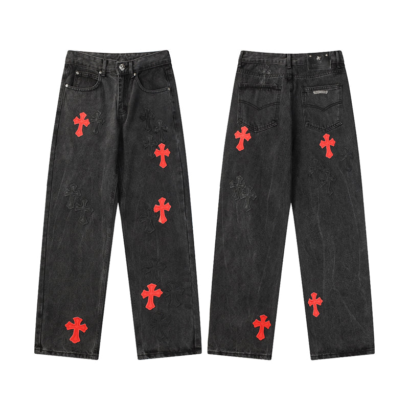 Chrome Hearts Artisan Denim Jeans - Handcrafted Designer Excellence