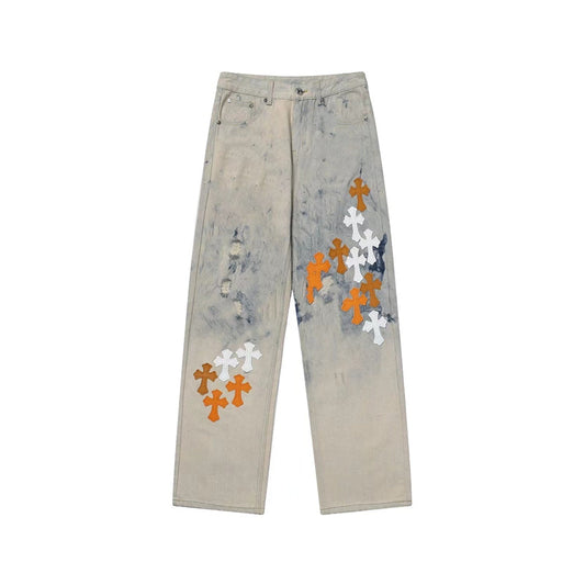 Chrome Hearts Luxury Denim Jeans - Iconic Streetwear Statement