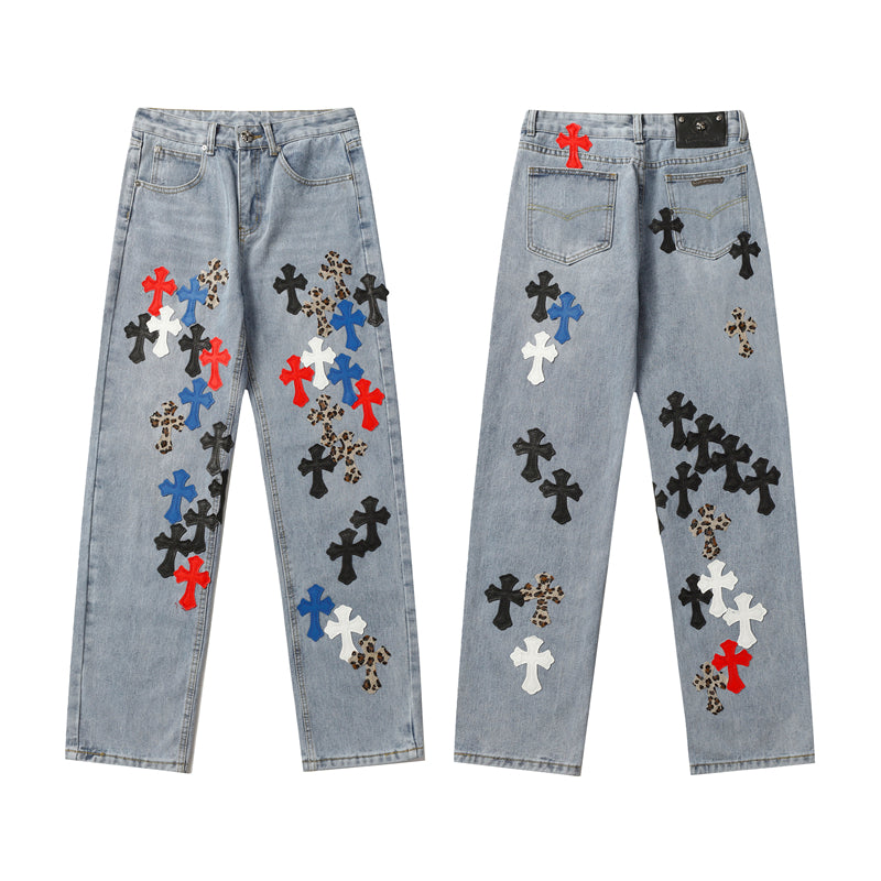 Chrome Hearts Iconic Denim Jeans - Legendary Luxury Streetwear