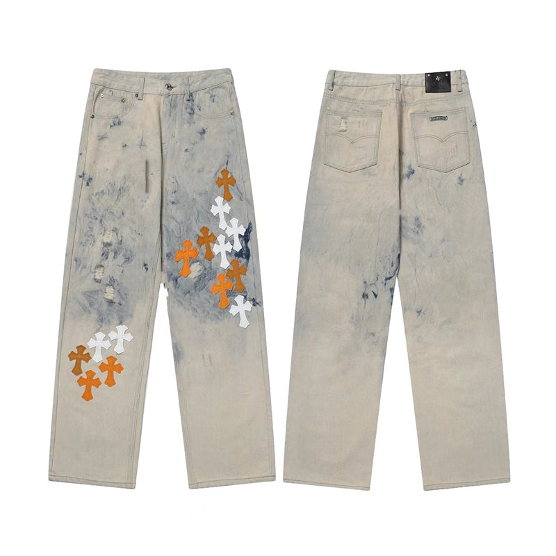 Chrome Hearts Luxury Denim Jeans - Iconic Streetwear Statement