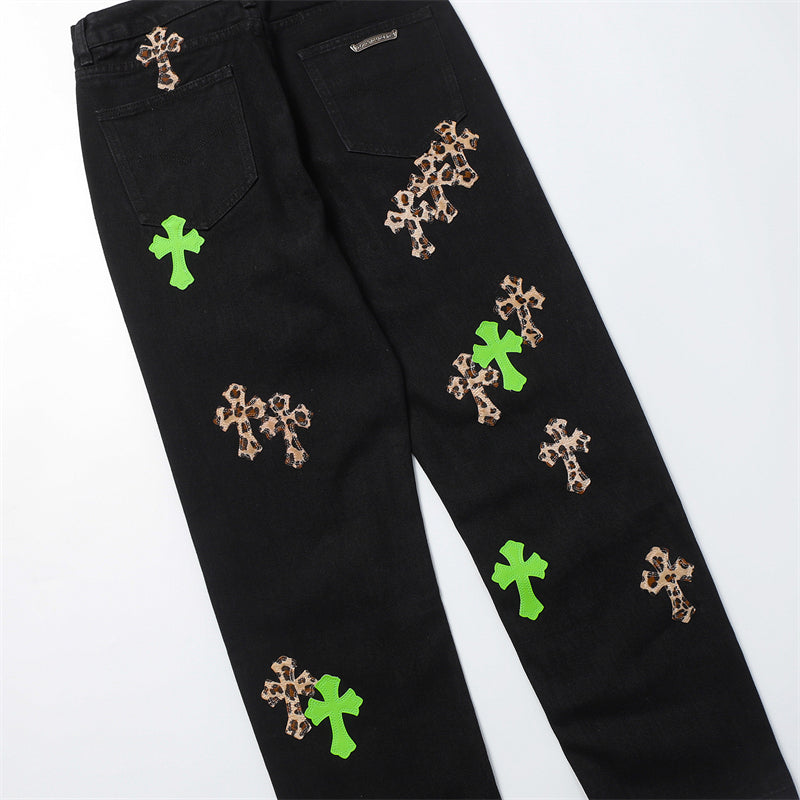 Chrome Hearts Premium Denim Jeans - Luxury Streetwear Collection