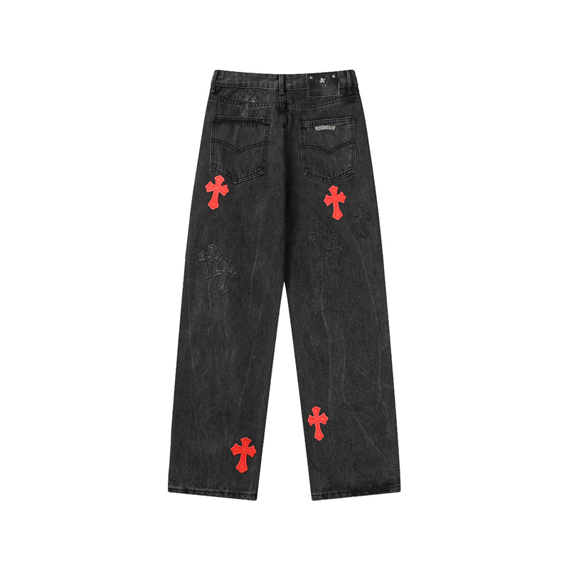 Chrome Hearts Artisan Denim Jeans - Handcrafted Designer Excellence