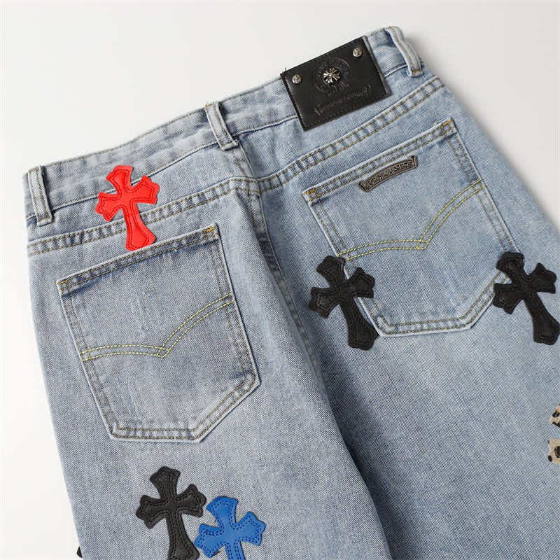 Chrome Hearts Iconic Denim Jeans - Legendary Luxury Streetwear
