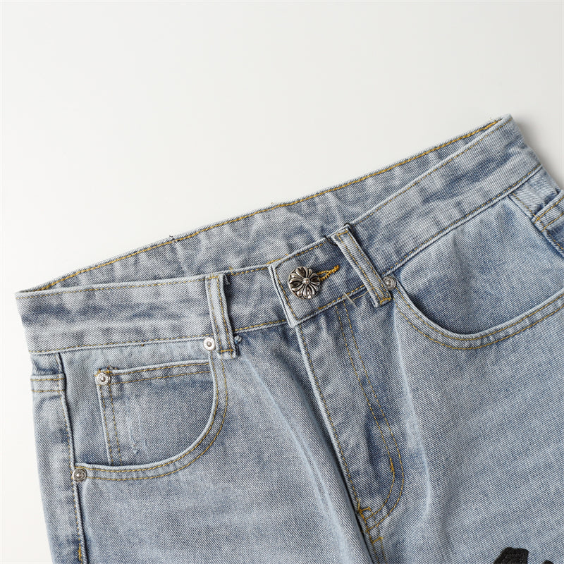 Chrome Hearts Iconic Denim Jeans - Legendary Luxury Streetwear