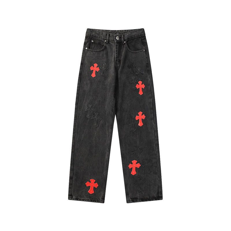 Chrome Hearts Artisan Denim Jeans - Handcrafted Designer Excellence